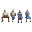 Pedestrians -- Seated Travellers 2, G, Preiser Kg 45122