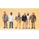 Pedestrians -- City Passers-By, G, Preiser Kg 45156