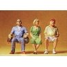 Seated People -- Wearing Summer Clothes, G, Preiser Kg 45080