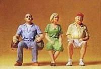 Seated People -- Wearing Summer Clothes, G, Preiser Kg 45080