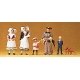 1900s Figures -- Group from Spreewald, HO, Preiser Kg 24608