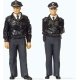 Emergency -- Post-War German Police w/Blue Uniform pkg(2), G, Preiser Kg 44909