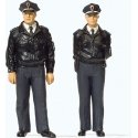 Emergency -- Post-War German Police w/Blue Uniform pkg(2), G, Preiser Kg 44909