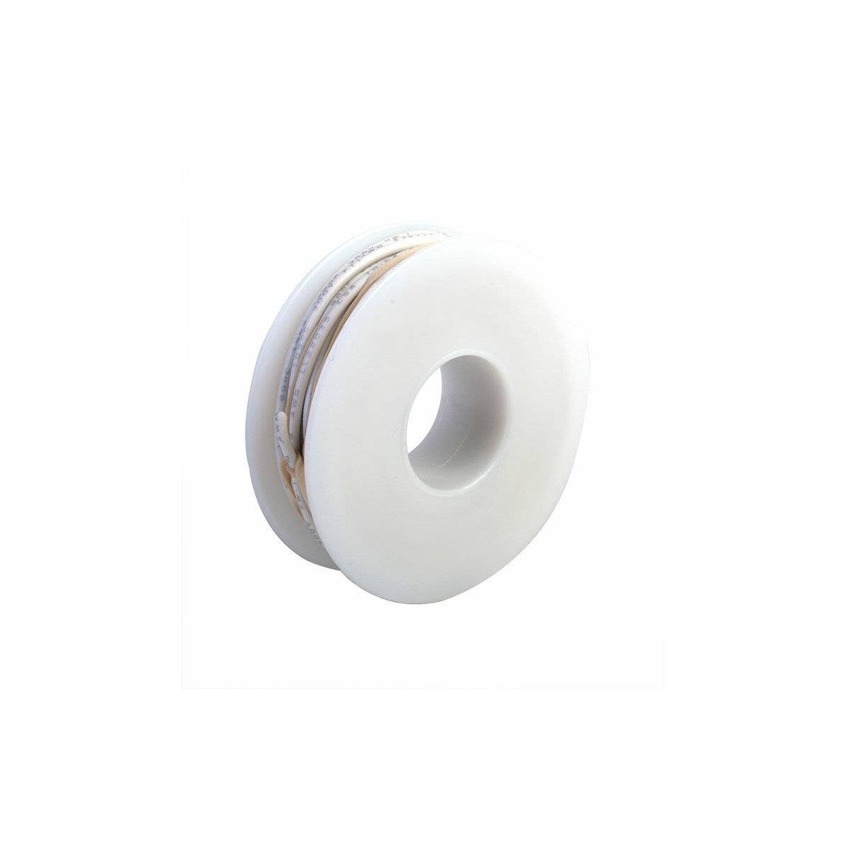 One-Conductor Hookup Wire - 18 Gauge - 30′ 9.1m -- White, ALL, Wire Works 118160309