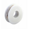 One-Conductor Hookup Wire - 18 Gauge - 30′ 9.1m -- White, ALL, Wire Works 118160309
