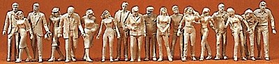 Unpainted Figure Set -- Passers-By, O, Preiser Kg 65601