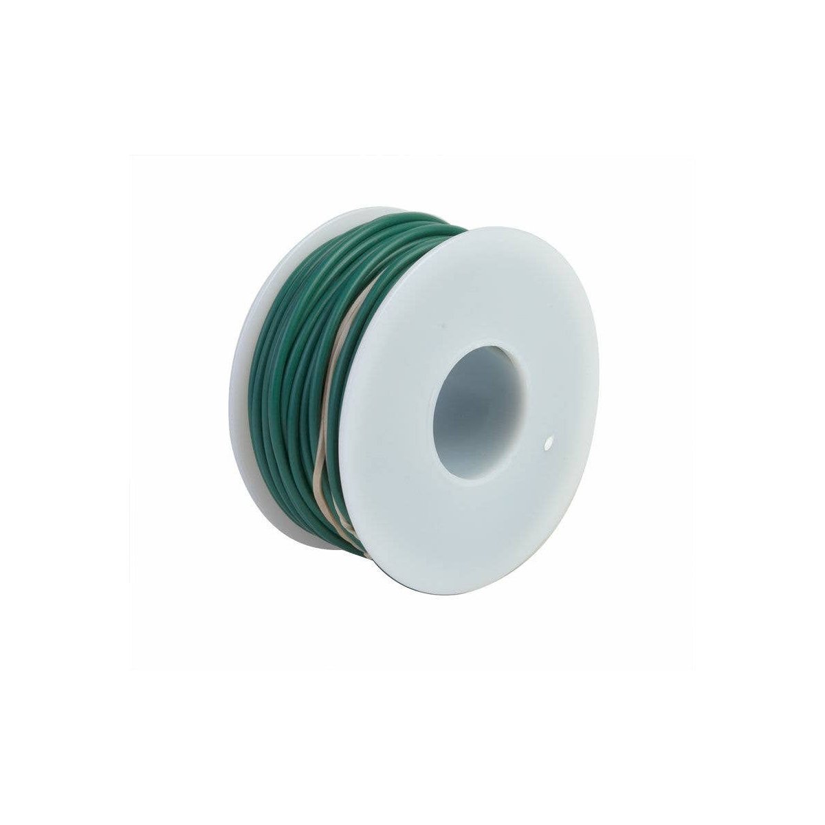 One-Conductor Hookup Wire - 18 Gauge - 55′ 16.8m -- Green, ALL, Wire Works 118160555