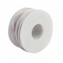 One-Conductor Hookup Wire - 18 Gauge - 55′ 16.8m -- White, ALL, Wire Works 118160559