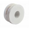 One-Conductor Hookup Wire - 18 Gauge - 55′ 16.8m -- White, ALL, Wire Works 118160559