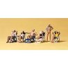 Recreation & Sports -- Sunbathers on Folding Chairs, HO, Preiser Kg 10431