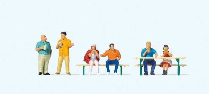 Celebrating -- pkg(6), HO, Preiser Kg 10701