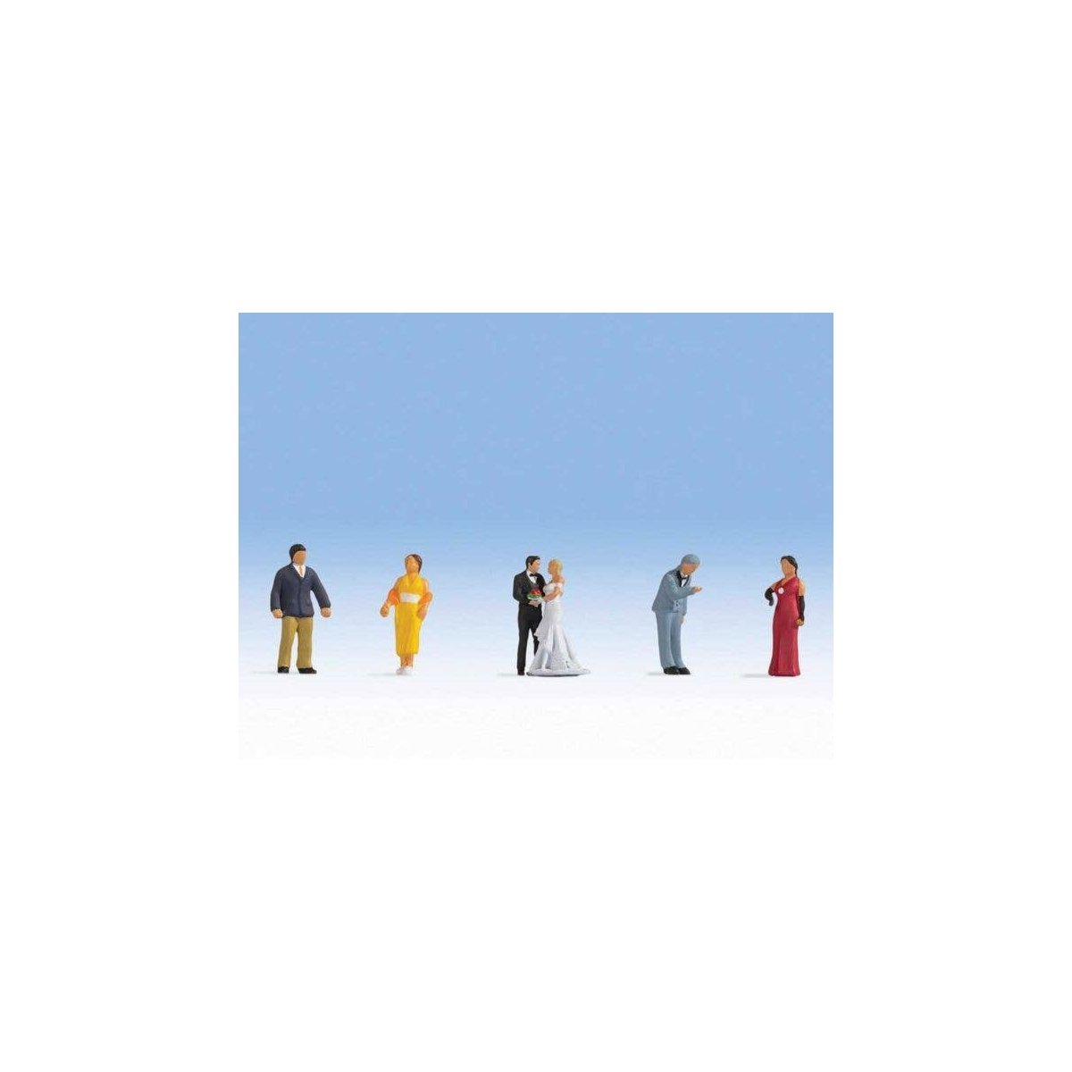 Wedding Sound Scene - Micro Sound -- 6 Figures and Sound Circuit with speaker, HO, Noch Gmbh & Co 12861