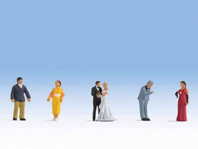 Wedding Sound Scene - Micro Sound -- 6 Figures and Sound Circuit with speaker, HO, Noch Gmbh & Co 12861