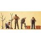 People Working -- Men Planting Trees, HO, Preiser Kg 10466