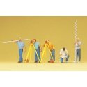Working People -- Surveyors pkg(5), HO, Preiser Kg 10512
