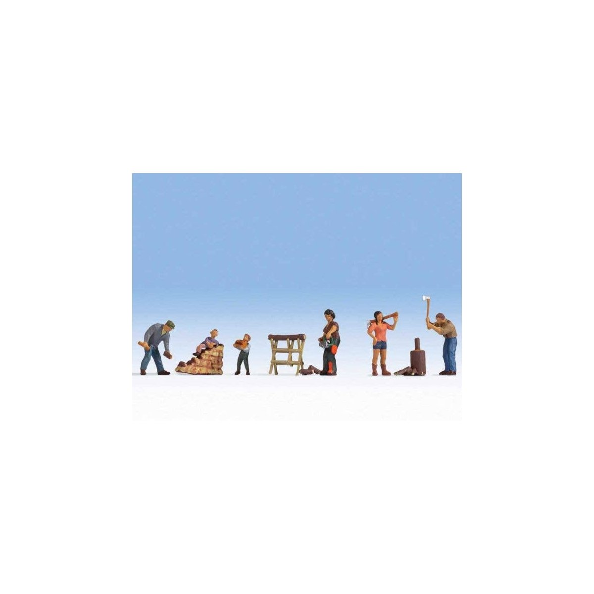 Wood Cutters with Accessories -- pkg(6), N, Noch Gmbh & Co 36616