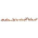 Fallow and Red Deer -- pkg(12), HO, Faller Gmbh 151906
