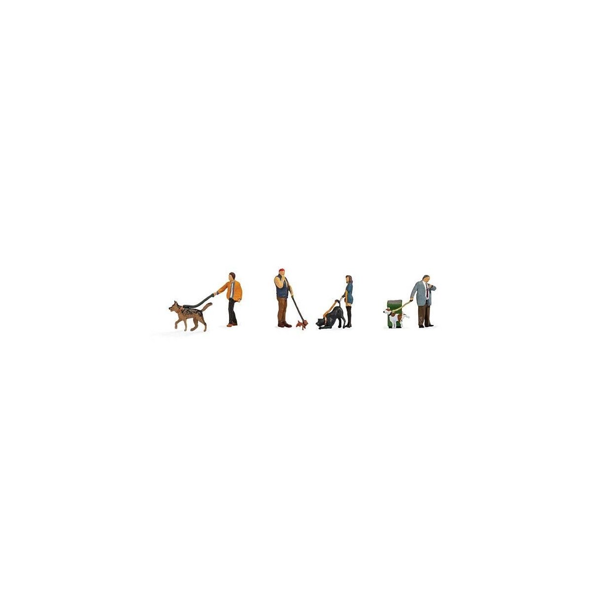 People with Dogs -- 4 People, 4 Dogs, N, Noch Gmbh & Co 36471