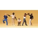 Pedestrians -- Street Scene pkg(5), HO, Preiser Kg 10475