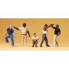 Pedestrians -- Street Scene pkg(5), HO, Preiser Kg 10475