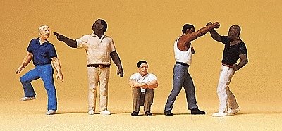 Pedestrians -- Street Scene pkg(5), HO, Preiser Kg 10475