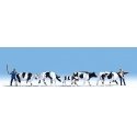 Cows -- 5 Cows, 2 Herders, HO, Noch Gmbh & Co 15724