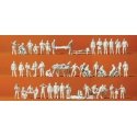 Emergency Workers and Patients -- Unpainted pkg(52), HO, Preiser Kg 16362