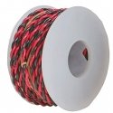Two Conductor Hookup Wire - 22 Gauge - 30′ -- Black & Red, ALL, Wire Works 222070300