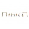 Children on the Soccer Field (Football Ground) -- 6 Players, 2 Goals, N, Noch Gmbh & Co 36817