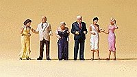 Wedding Participants -- Formal Guests, HO, Preiser Kg 10436