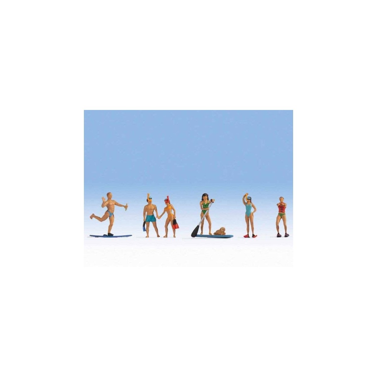 Water Sports -- pkg(6), HO, Noch Gmbh & Co 15854