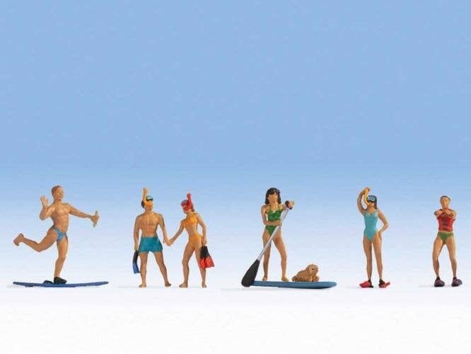 Water Sports -- pkg(6), HO, Noch Gmbh & Co 15854