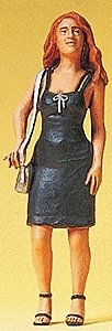 Pedestrian -- Young Woman Standing, G, Preiser Kg 45509