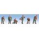 Forest Workers -- Lumberjacks pkg(6), HO, Noch Gmbh & Co 15061