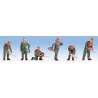 Forest Workers -- Lumberjacks pkg(6), HO, Noch Gmbh & Co 15061