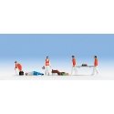 First Responders/Paramedics & Patients -- 4 EMTs & 2 Patients, HO, Noch Gmbh & Co 15094