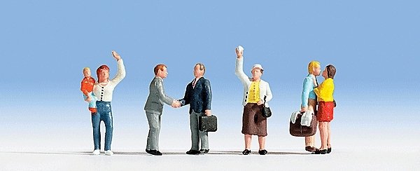 Farewell Scene People -- pkg(6), HO, Noch Gmbh & Co 15245