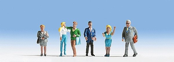 Passers By -- Set 2 pkg(6), HO, Noch Gmbh & Co 15520