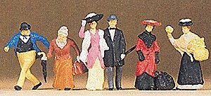 1900s Figures -- Travelers & Passers-By, HO, Preiser Kg 12138