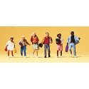 Pedestrians -- School Children pkg(6), HO, Preiser Kg 10476