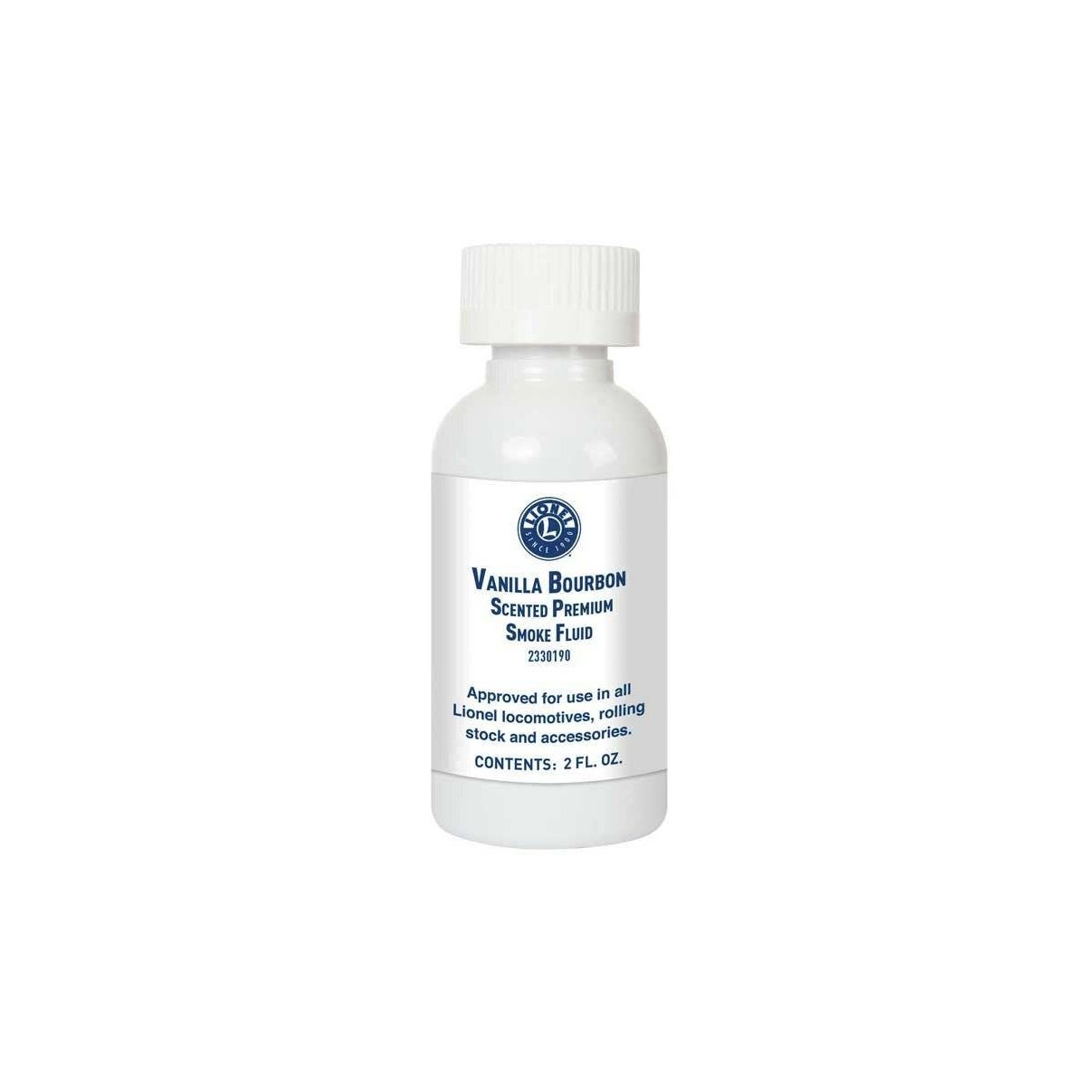 Vanilla Bourbon Scented Smoke Fluid -- 2oz 59.1ml, ALL, Lionel 2330190