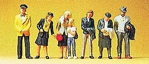 Passengers -- With Steward, HO, Preiser Kg 10382