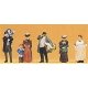 1900s Figures -- Passers-By pkg(7), HO, Preiser Kg 12176