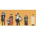 1900s Figures -- Passers-By pkg(7), HO, Preiser Kg 12176