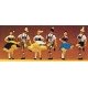 Recreation & Sports -- Bavarian Folk Dancers, HO, Preiser Kg 10240