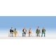 Seated Passengers w/Legs -- pkg(6), HO, Noch Gmbh & Co 15242