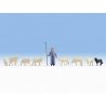 Shepherd with 8 Sheep, N, Noch Gmbh & Co 36748