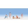 Bathers/Swimmers -- Set 2 pkg(6), HO, Noch Gmbh & Co 15842