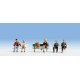 Seated People -- Set 1 pkg(6), HO, Noch Gmbh & Co 15530