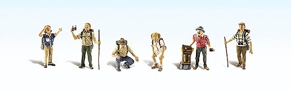 Take a Hike - Scenic Accents(R) -- pkg(6), HO, Woodland Scenics 1944